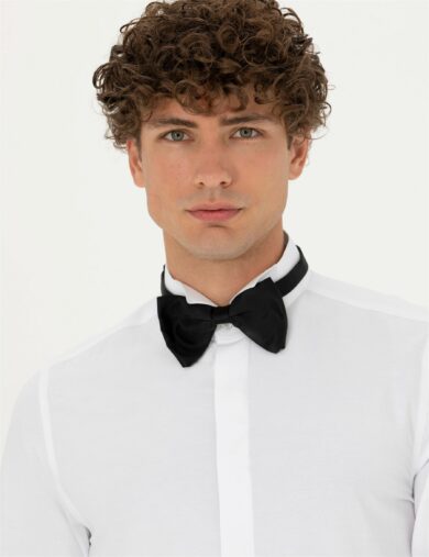 پیراهن تاکسیدو  سفید  اندامی  مردانه  پیرکاردین