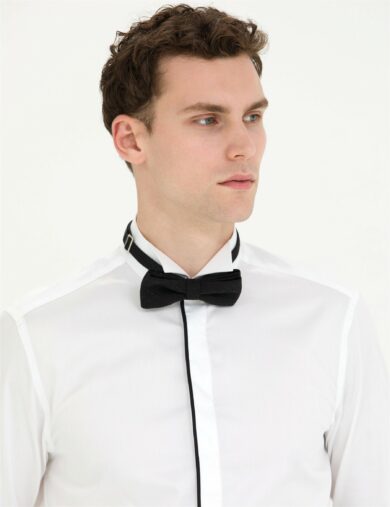 پیراهن تاکسیدو  سفید  اندامی  مردانه  پیرکاردین