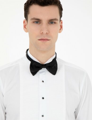 پیراهن تاکسیدو  سفید  اندامی  مردانه  پیرکاردین