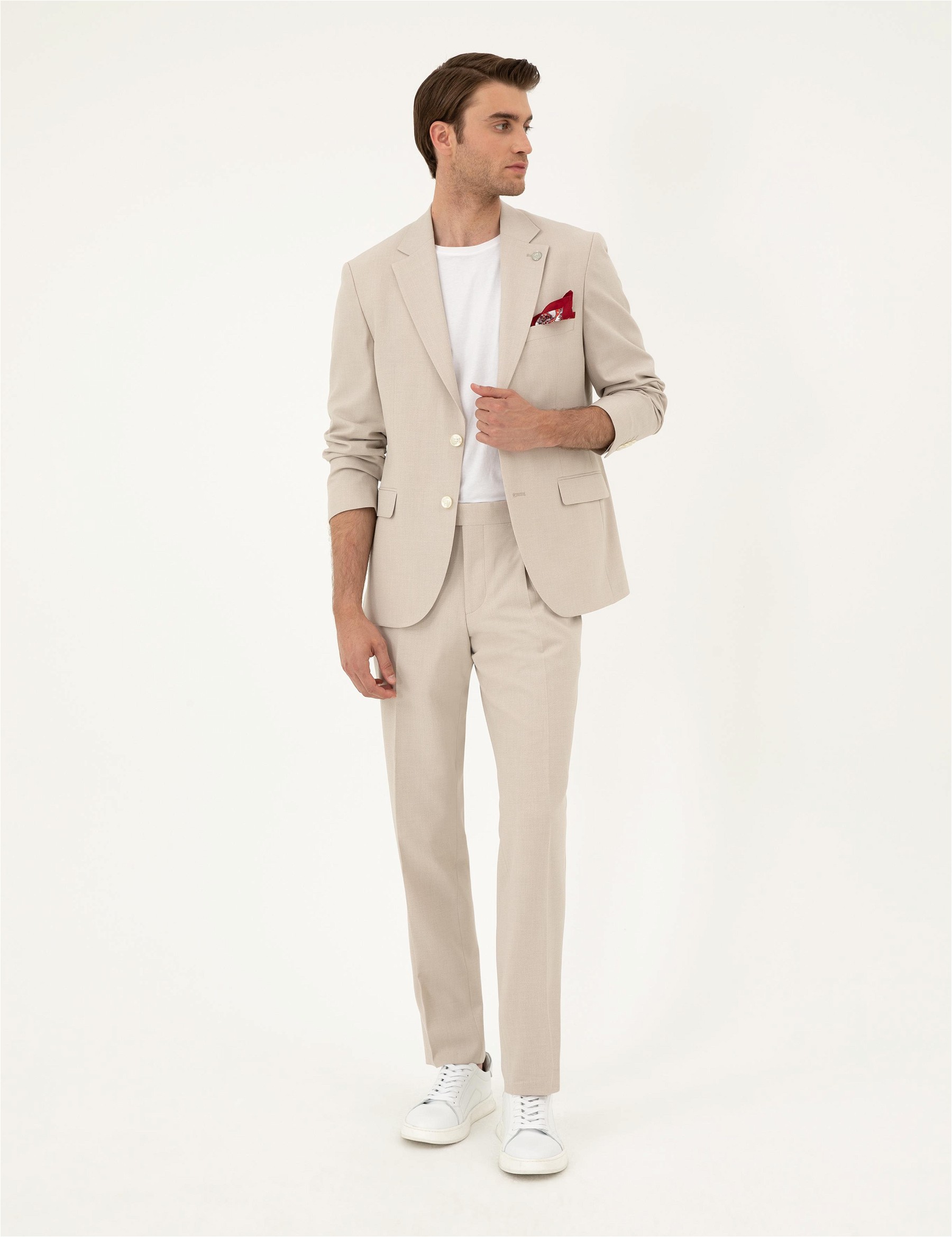 کت و شلوار مردانه اندامی پیرکاردین 50288787-VR011 - تصویر 3