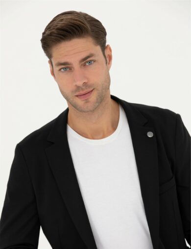 کت  سیاه  سوپر اسلیم فیت  مردانه  پیرکاردین