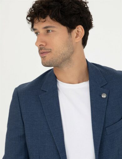 کت مونو یقه لاجوردی  اندامی  مردانه  پیرکاردین