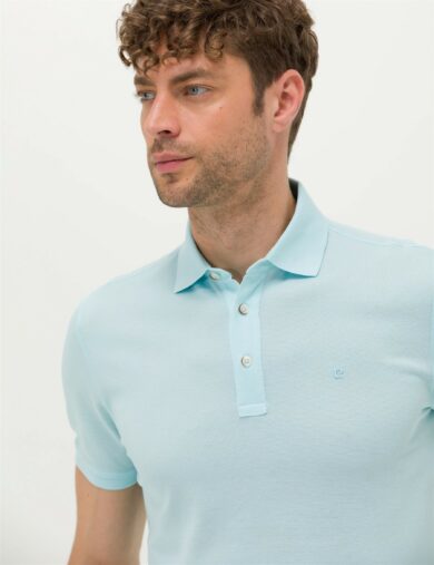 تی شرت  آبی  اندامی  مردانه  پیرکاردین