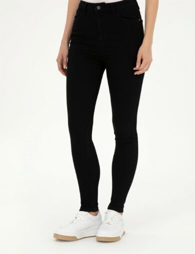 شلوار جین  سیاه  اسکینی(جذب) فاق بلند  زنانه  پیرکاردین