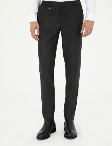 شلوار  زغالی  سوپر اسلیم فیت  مردانه  پیرکاردین
