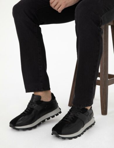 کفش  سیاه  استاندارد  مردانه  پیرکاردین