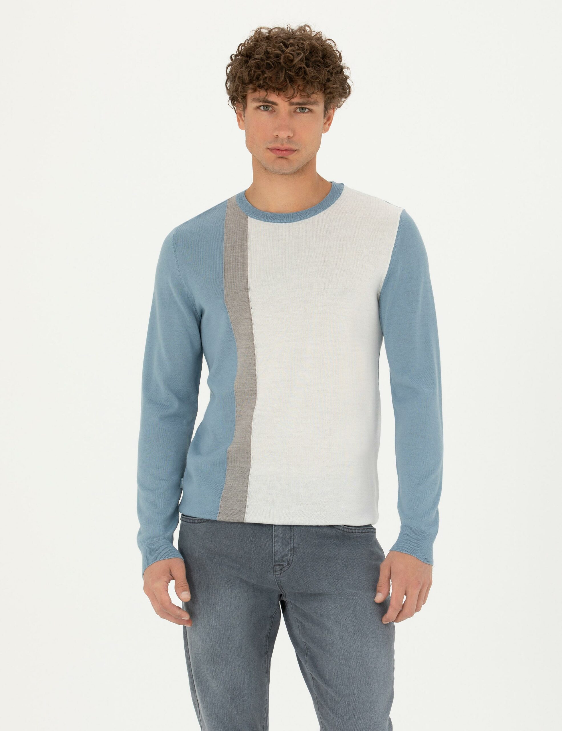 ژاکت تریکو مردانه اندامی پیرکاردین 50278089-VR032 - تصویر 2