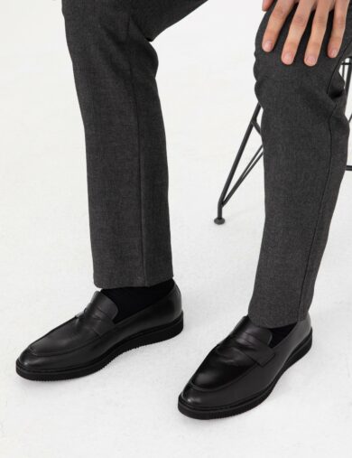 کفش  سیاه  استاندارد  مردانه  پیرکاردین