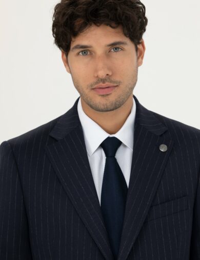 کت و شلوار مونو یقه لاجورد  اندامی  مردانه  پیرکاردین