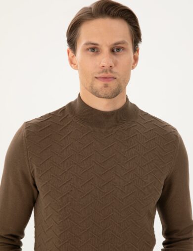 ژاکت تریکو  سفید  اندامی  مردانه  پیرکاردین