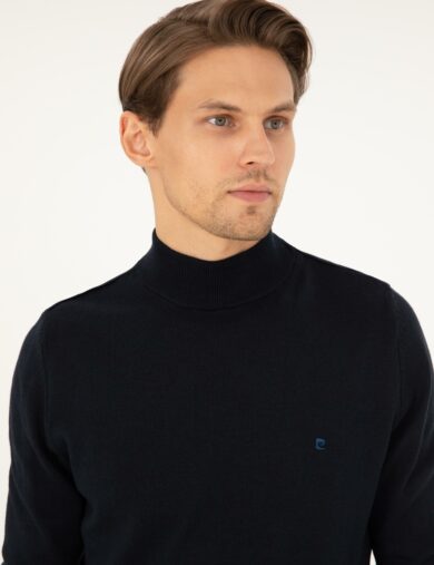 ژاکت تریکو  لاجورد  اندامی  مردانه  پیرکاردین