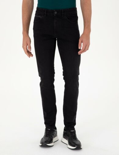 شلوار جین  سیاه  اندامی  مردانه  پیرکاردین