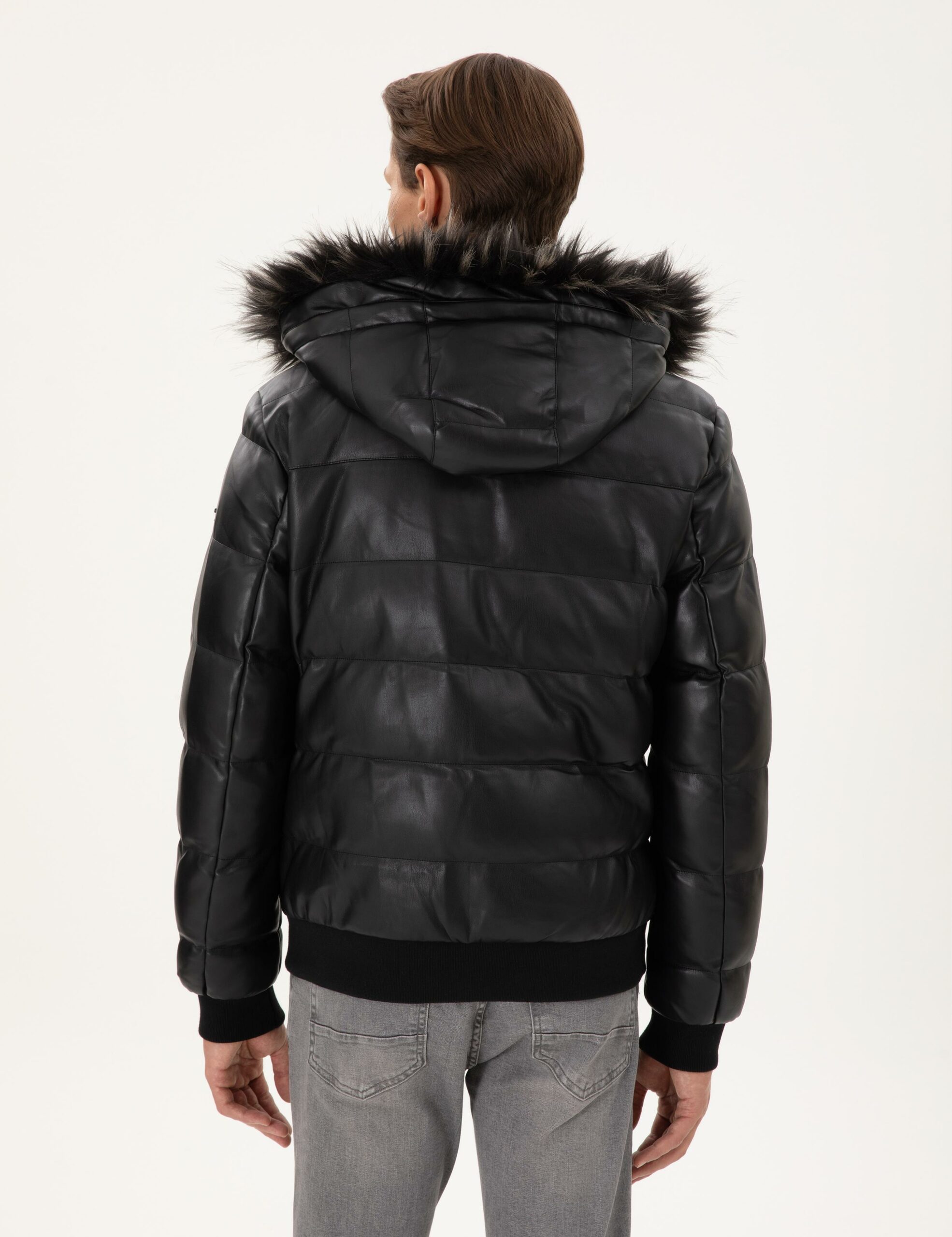 کت چرمی مردانه استاندارد پیرکاردین 50300556-001 - تصویر 4