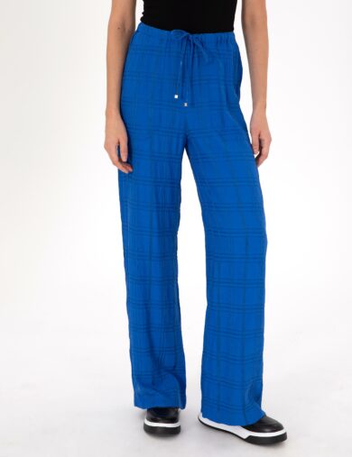 شلوار اسپرت بافته شده  لاجوردی  لووز  زنانه  پیرکاردین