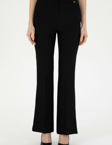 شلوار  سیاه  فلر  زنانه  پیرکاردین