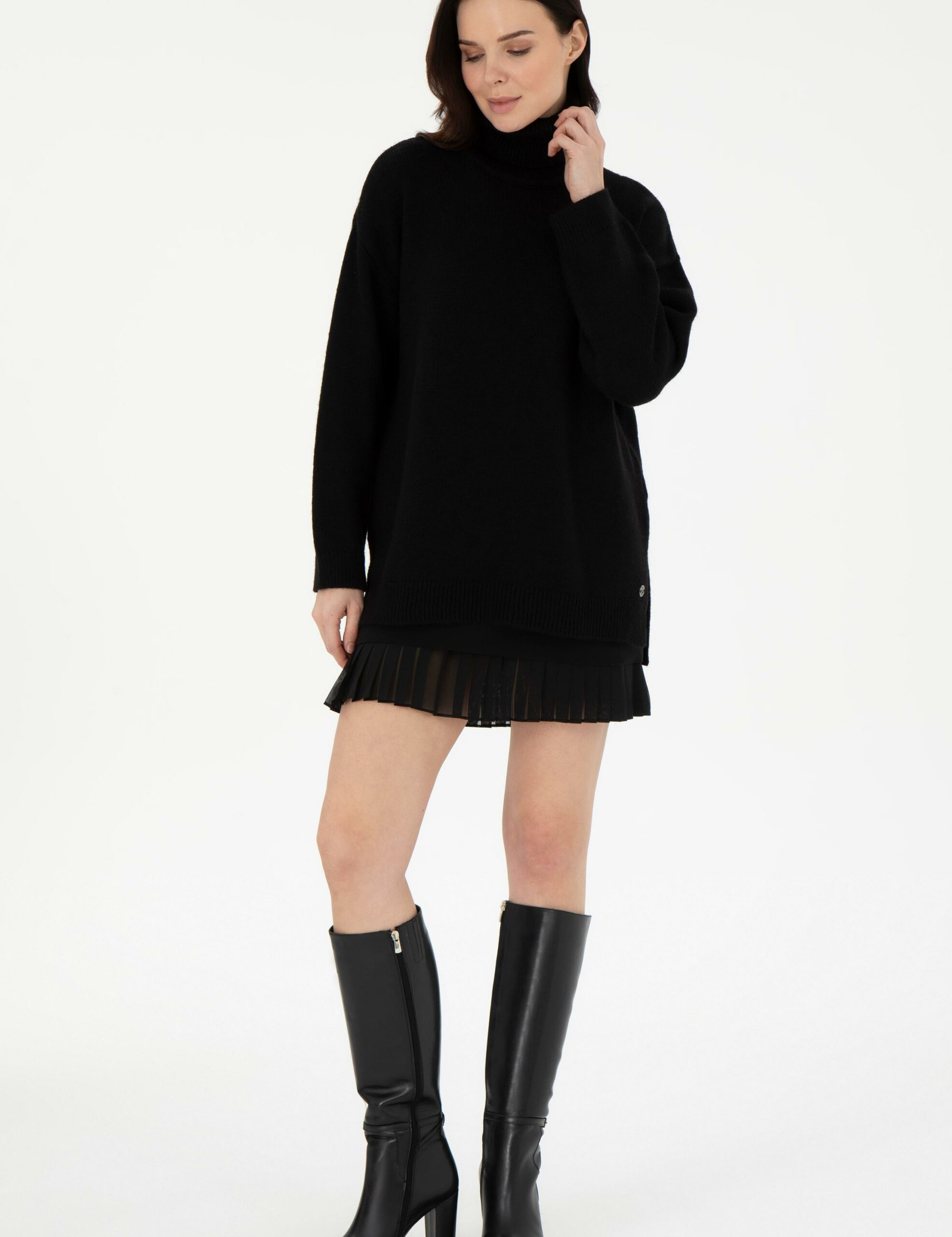 ژاکت تریکو زنانه اورسایز پیرکاردین 50290574-VR046 - تصویر 3