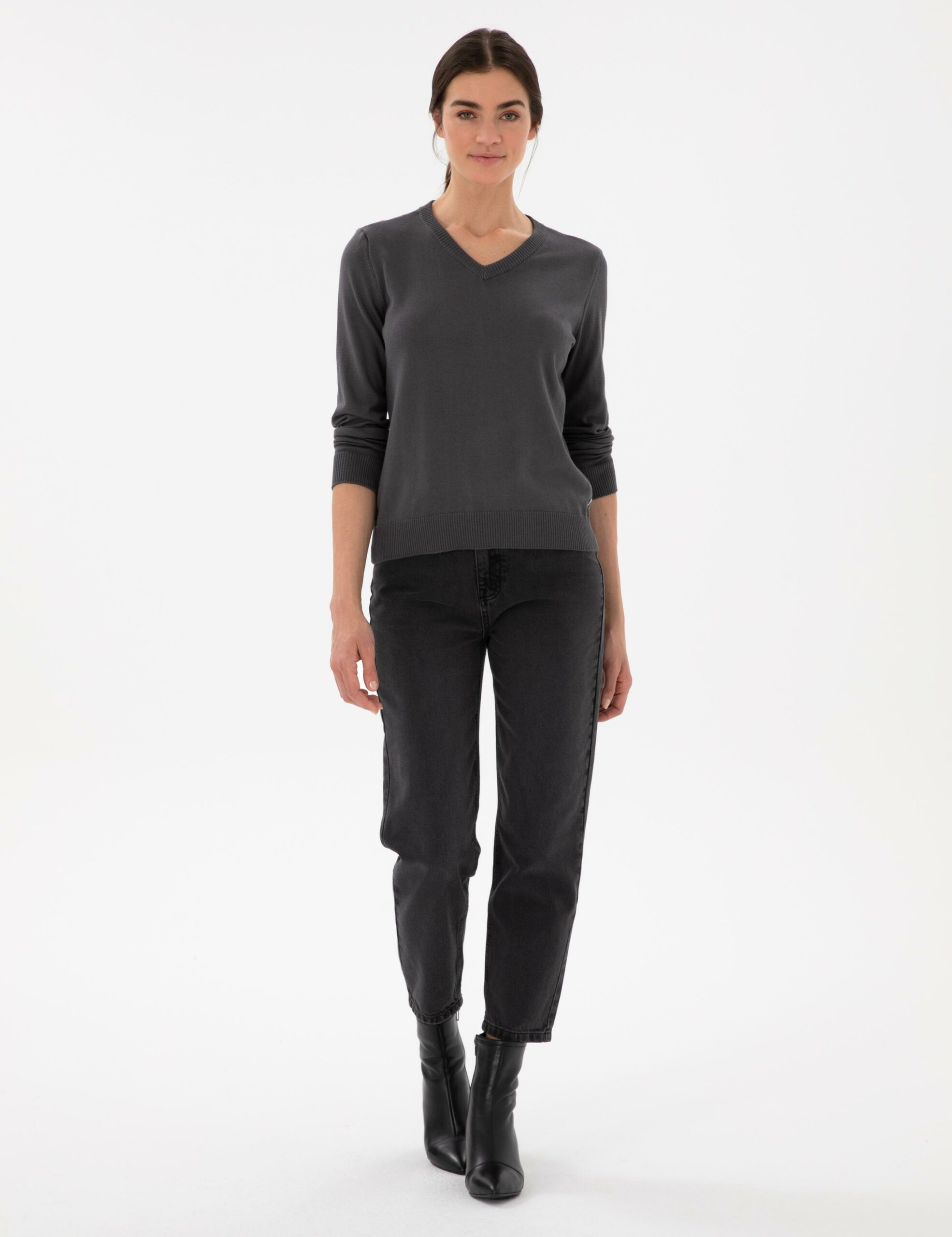 ژاکت تریکو زنانه اندامی پیرکاردین 50300803-VR006 - تصویر 3