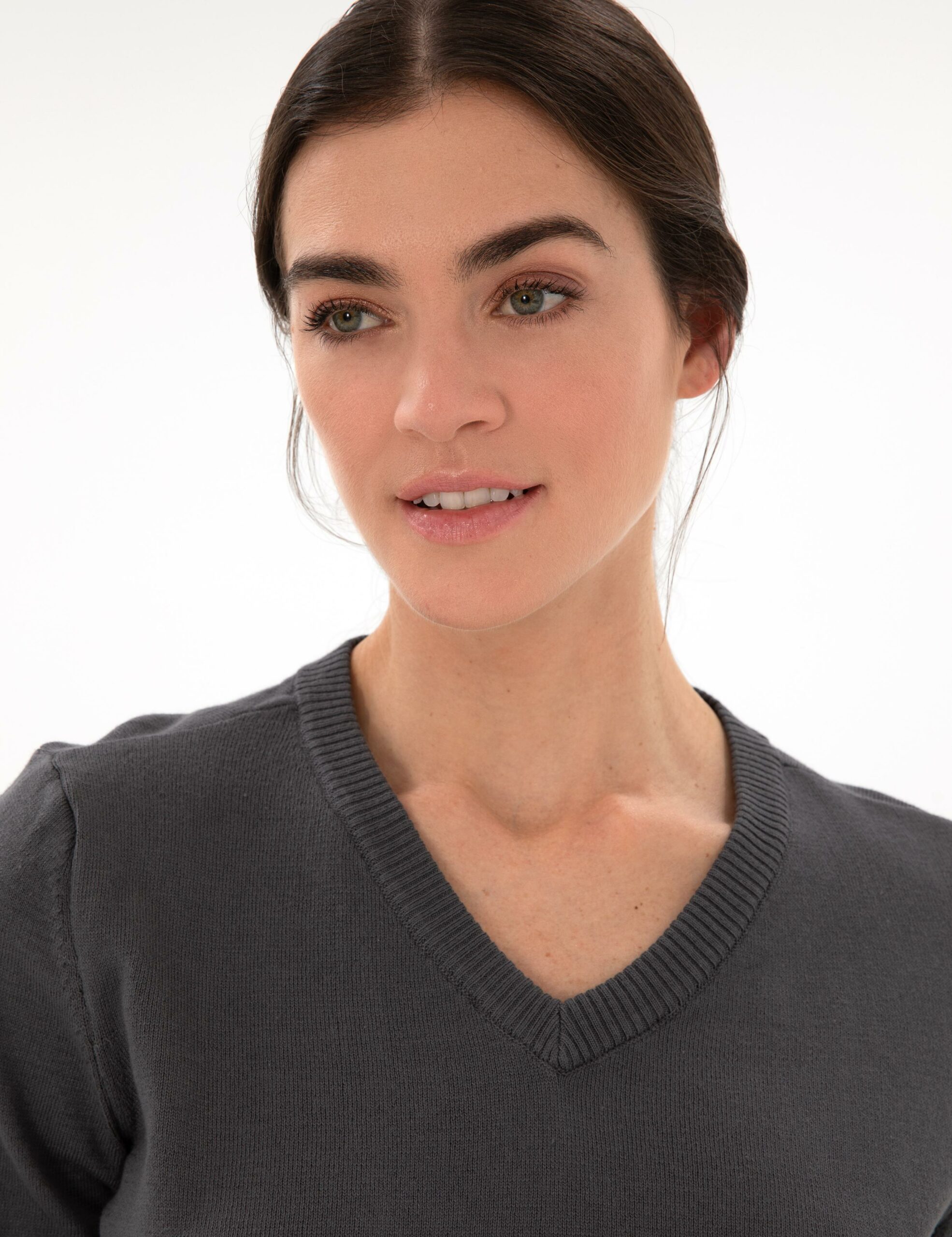 ژاکت تریکو  زغالی  اندامی  زنانه  پیرکاردین