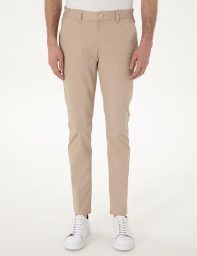 شلوار اسپرت بافته شده  بژ  اندامی  مردانه  پیرکاردین