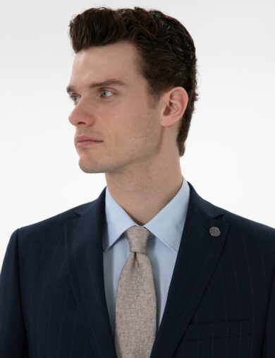 کت و شلوار مونو یقه لاجورد  اندامی  مردانه  پیرکاردین