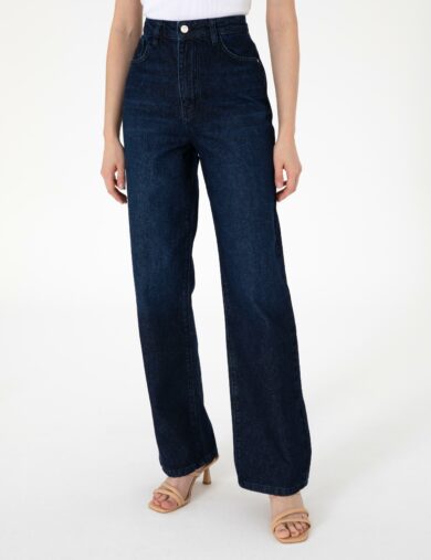 شلوار جین  لاجورد  HIGH WAIST FLARE  زنانه  پیرکاردین