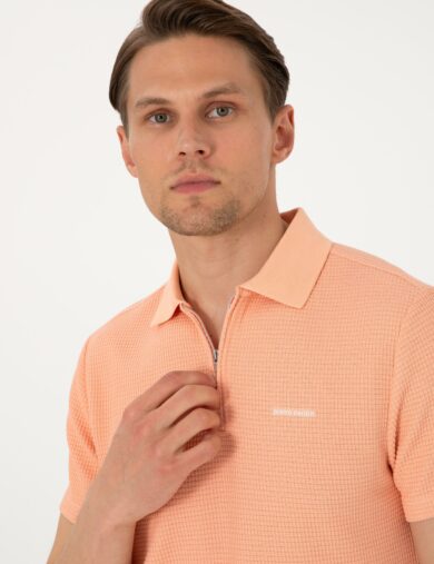 تی شرت  مرجانی  اندامی  مردانه  پیرکاردین