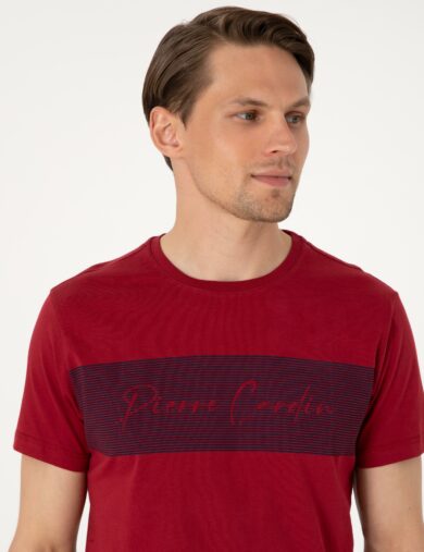 ست پیژامه  قرمز  استاندارد  مردانه  پیرکاردین