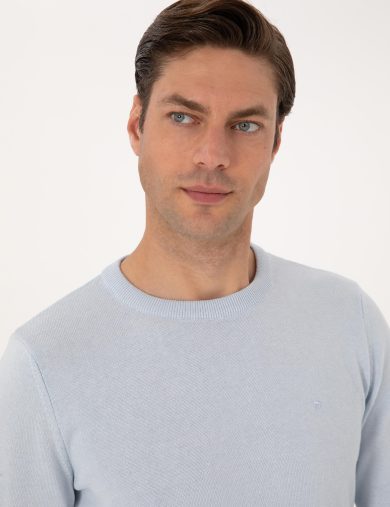 تریکو بیسیک  آبی  اندامی  مردانه  پیرکاردین