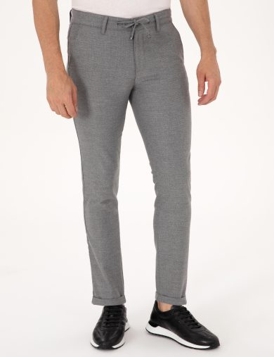 شلوار چینو/کانواس  خاکستری  اندامی  مردانه  پیرکاردین