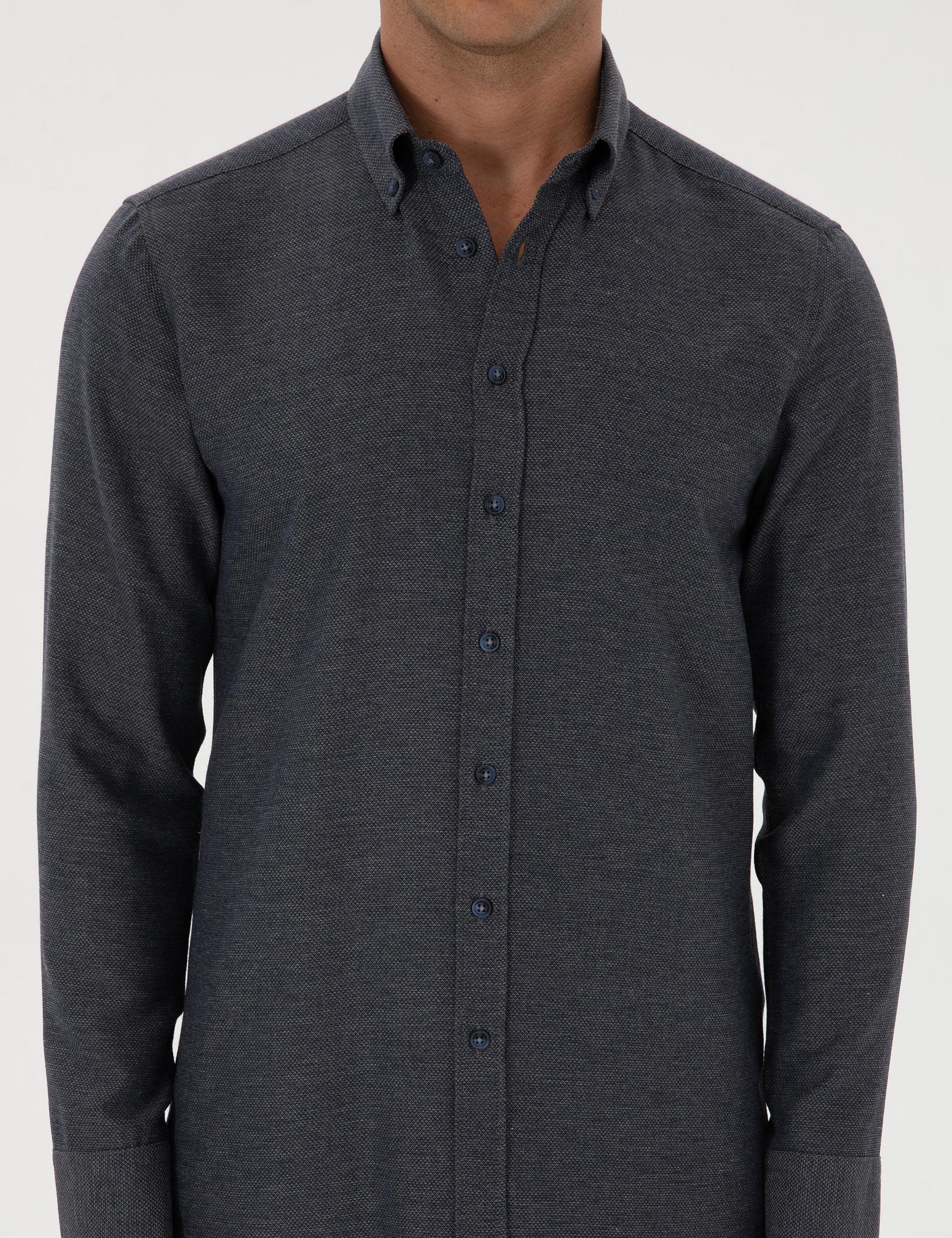 پیراهن طر دار مردانه اندامی پیرکاردین 50316768-VR033 - تصویر 5