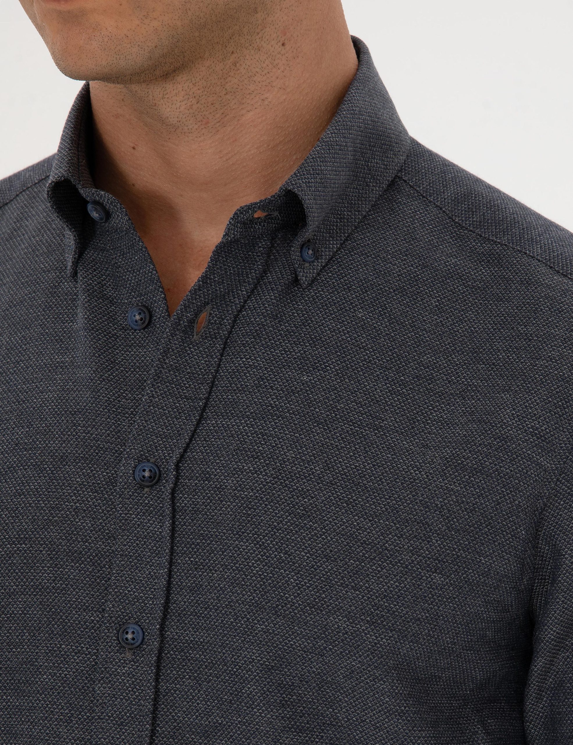 پیراهن طر دار مردانه اندامی پیرکاردین 50316768-VR033 - تصویر 6