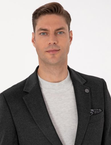 کت مونو یقه زغالی  اندامی  مردانه  پیرکاردین