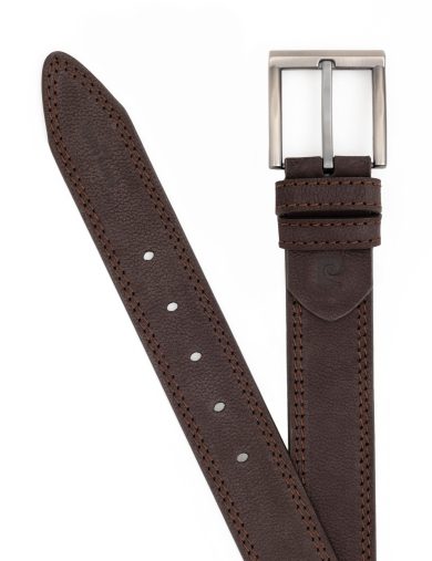 ست کیف و کمربند  قهوه ای  استاندارد  مردانه  پیرکاردین