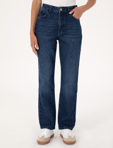 شلوار جین  نیلی  راسته  زنانه  پیرکاردین