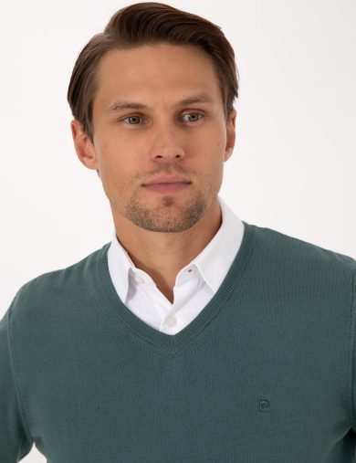 بافت  سبز  اندامی  مردانه  پیرکاردین