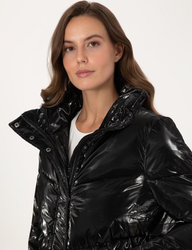 کاپشن  سیاه  ریلکس  زنانه  پیرکاردین