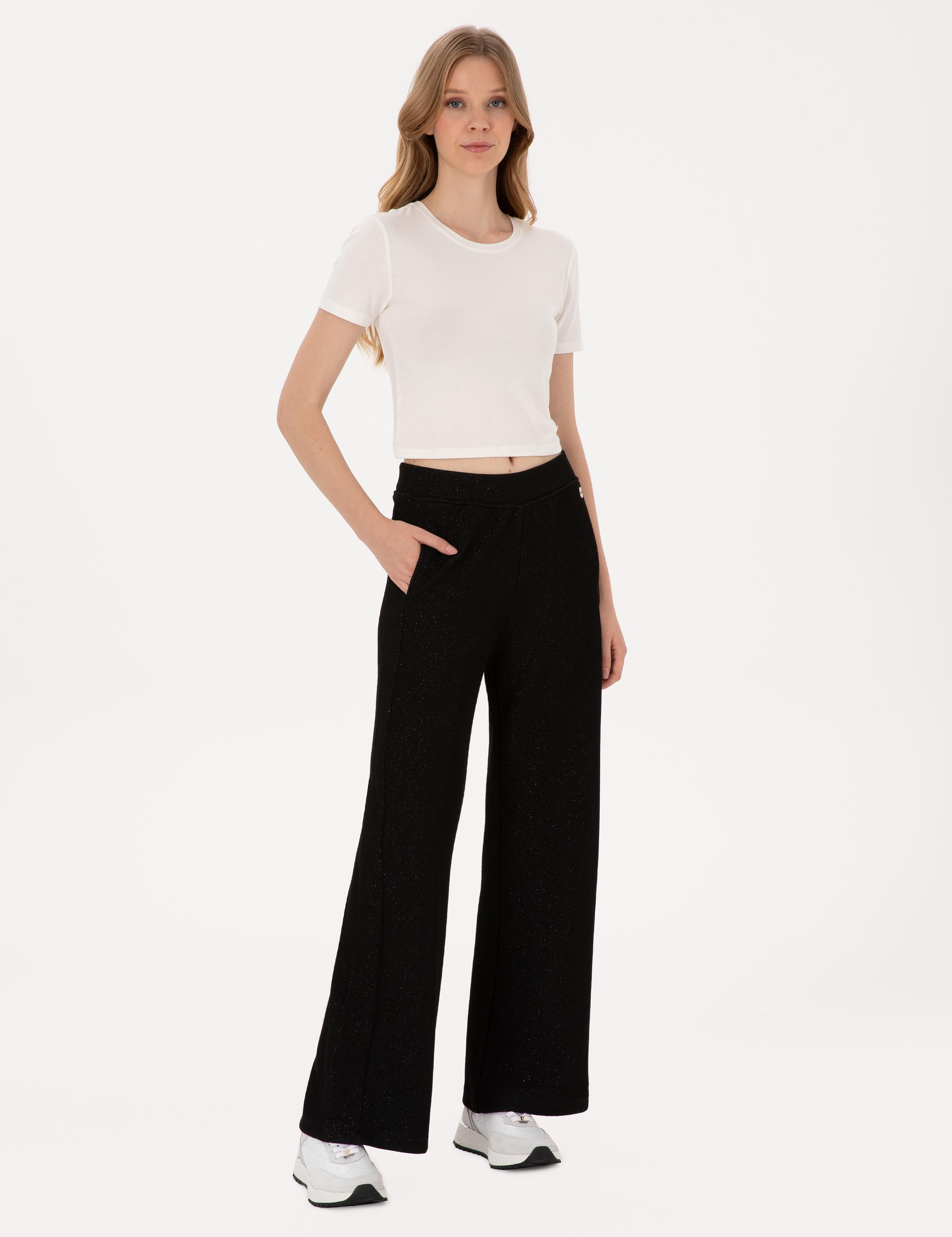 شلوار بافته زنانه فلر پیرکاردین 50309262-VR046 - تصویر 5