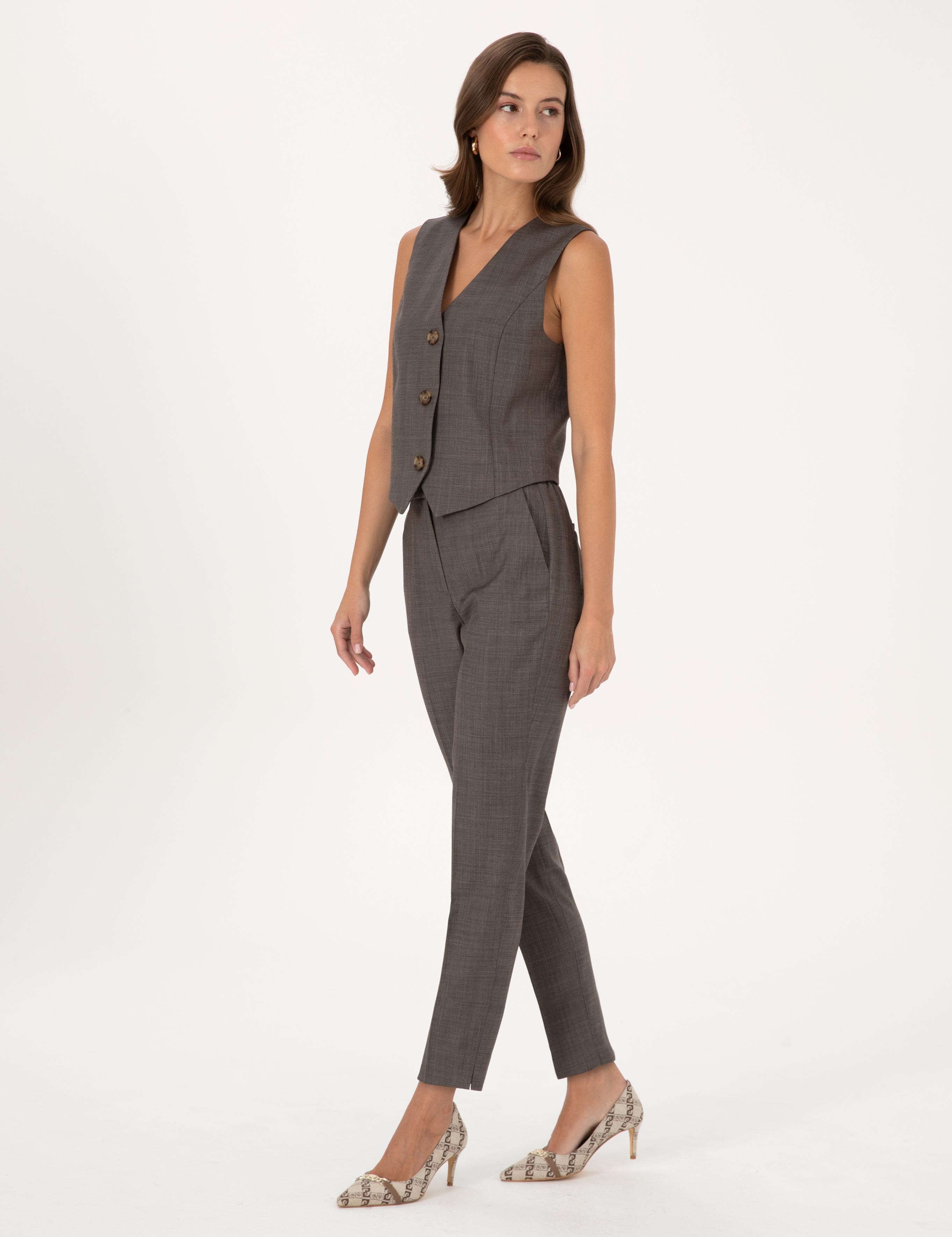 شلوار زنانه CROPPED HIGHT WAIST پیرکاردین 50296917-VR052 - تصویر 2