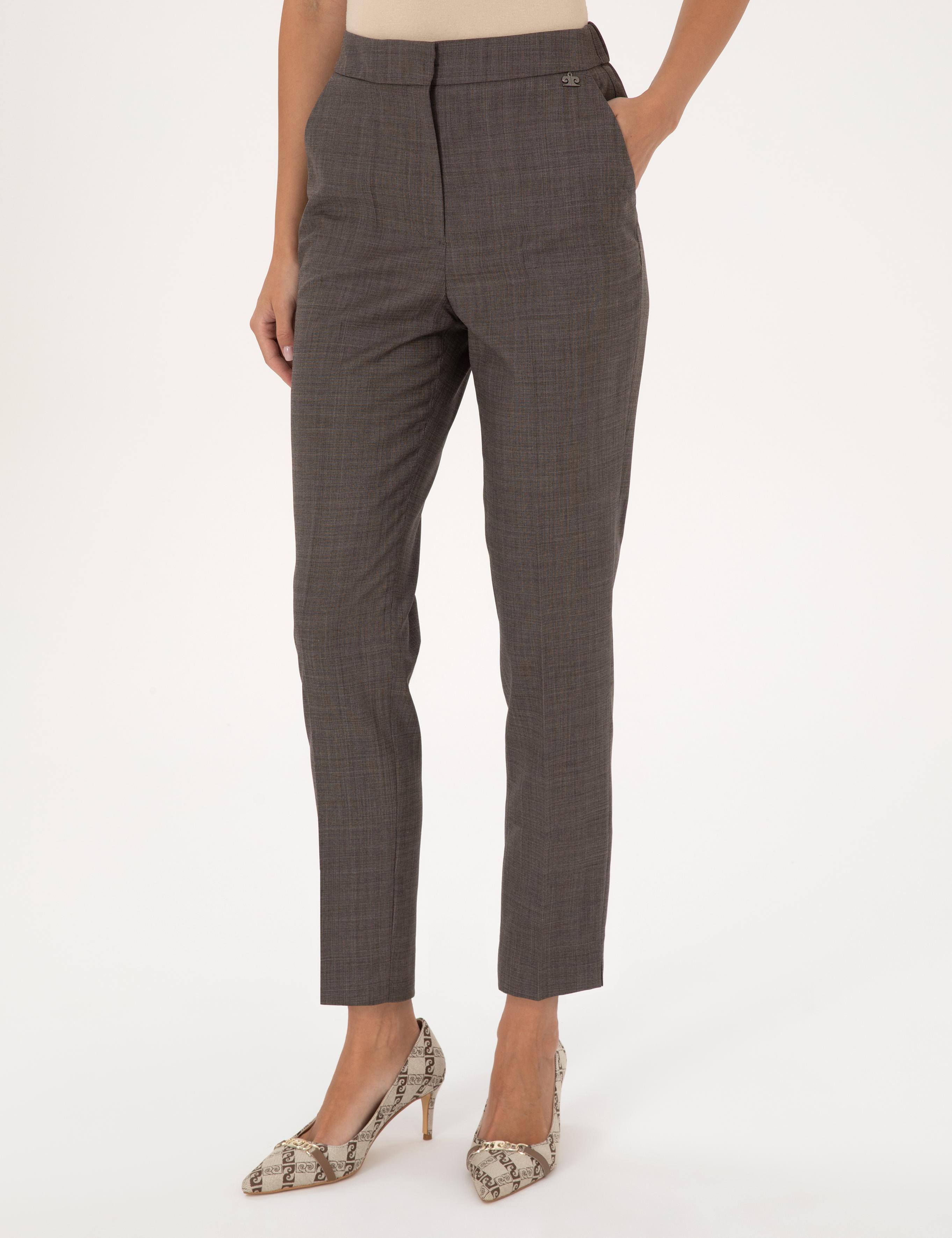 شلوار نارنجی CROPPED HIGHT WAIST زنانه پیرکاردین