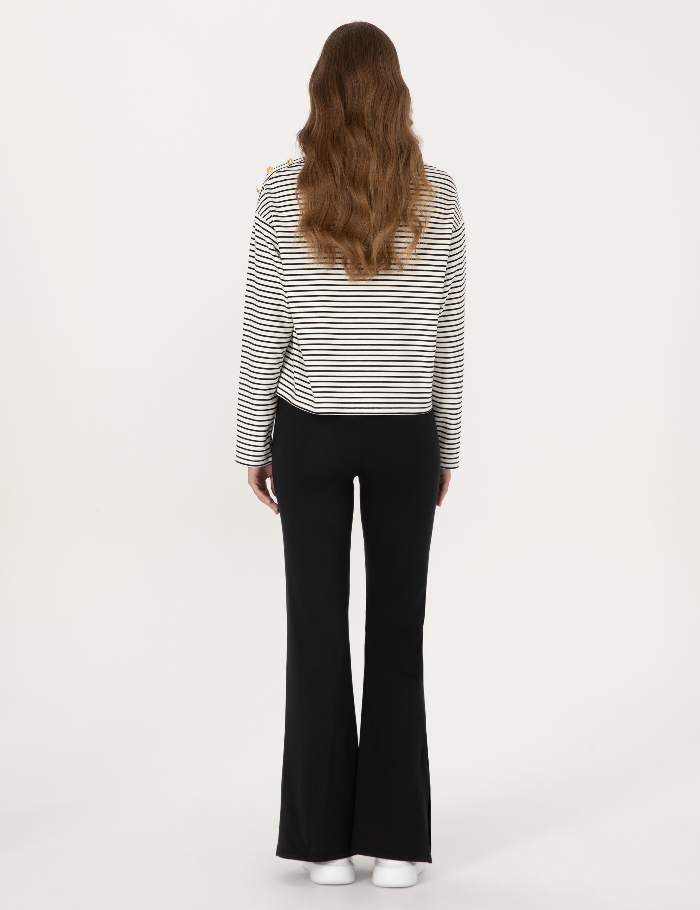 شلوار بافته زنانه فلر پیرکاردین 50314957-VR046 - تصویر 3