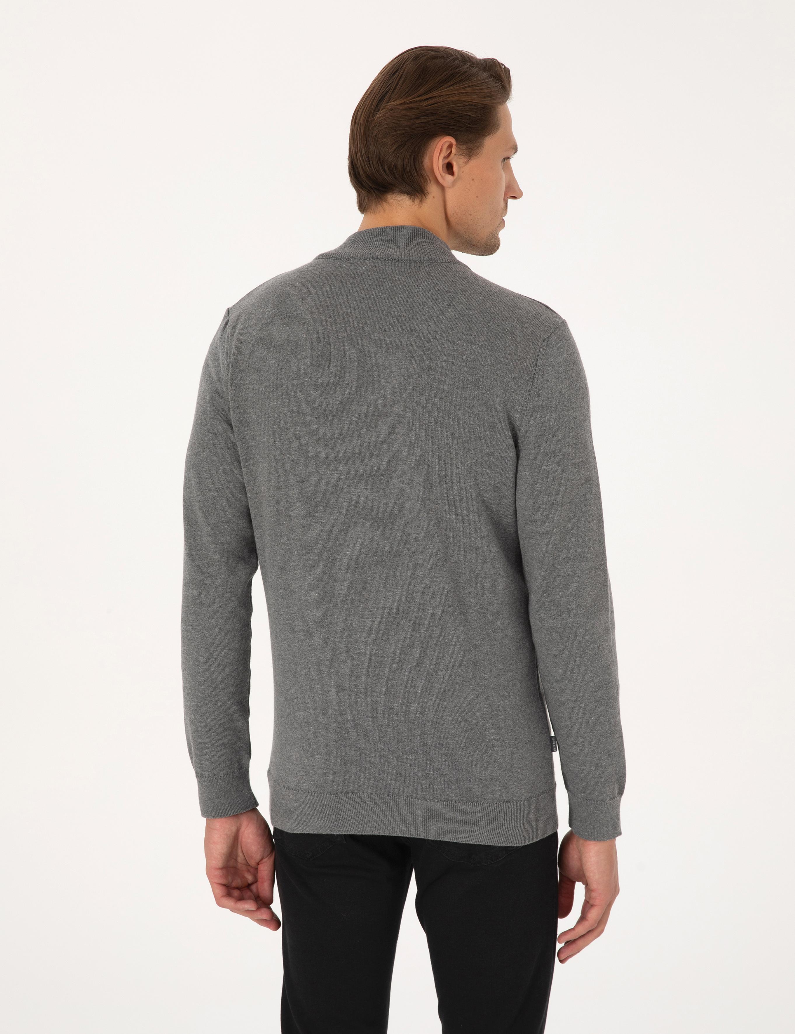 ژاکت تریکو مردانه اندامی پیرکاردین 50317409-VR086 - تصویر 4