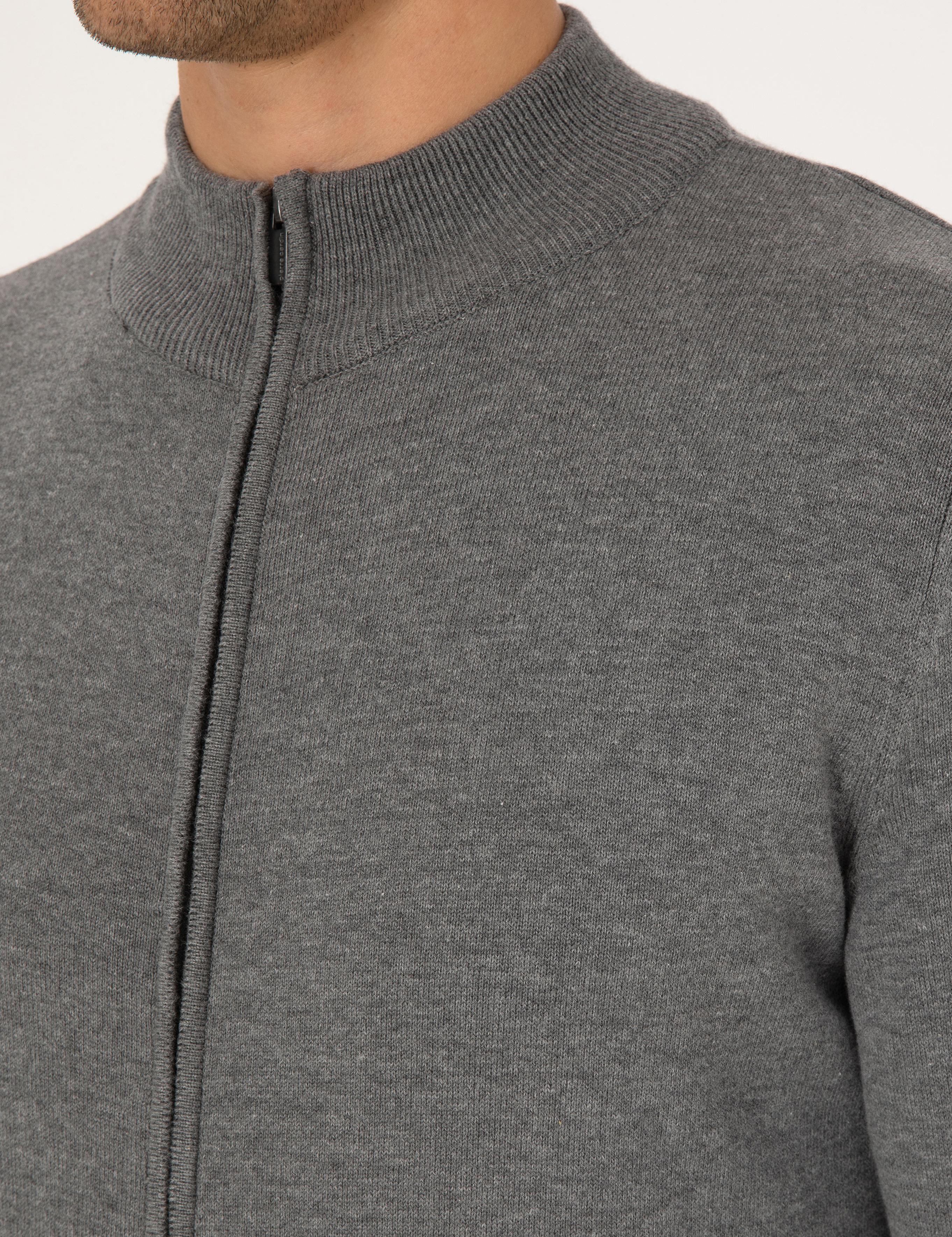 ژاکت تریکو مردانه اندامی پیرکاردین 50317409-VR086 - تصویر 6