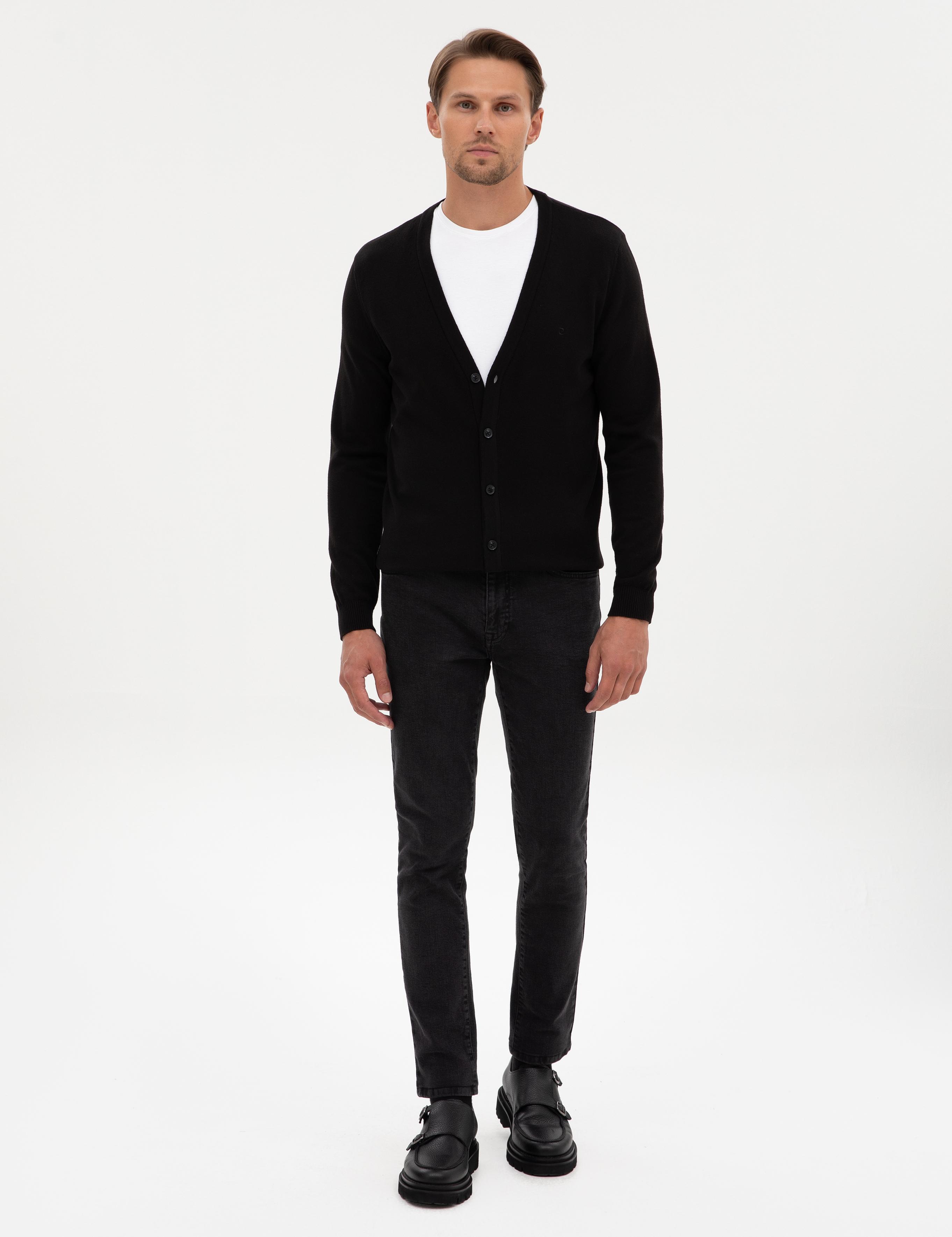 ژاکت تریکو مردانه اندامی پیرکاردین 50317330-VR046 - تصویر 3