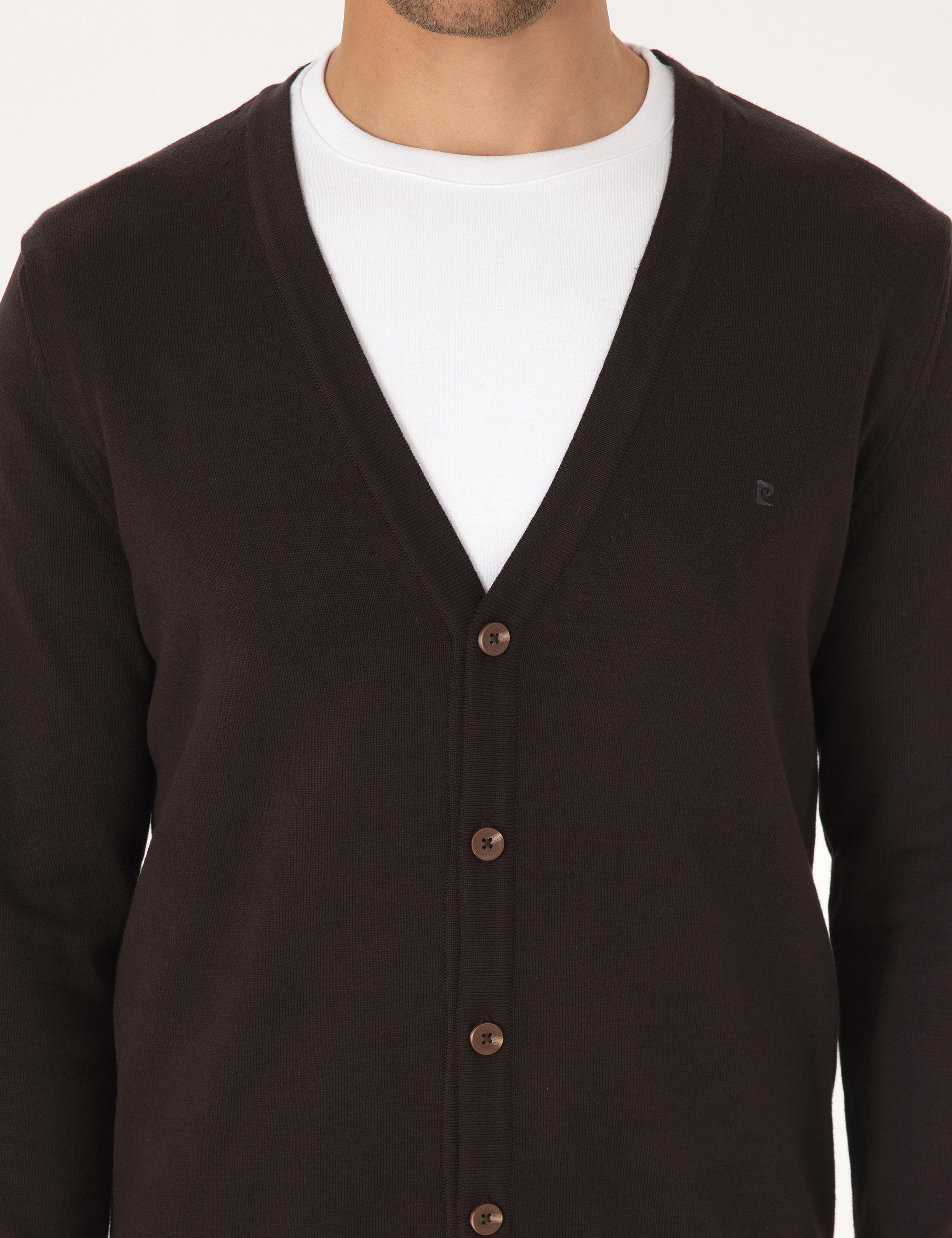 ژاکت تریکو مردانه اندامی پیرکاردین 50317330-VR084 - تصویر 5