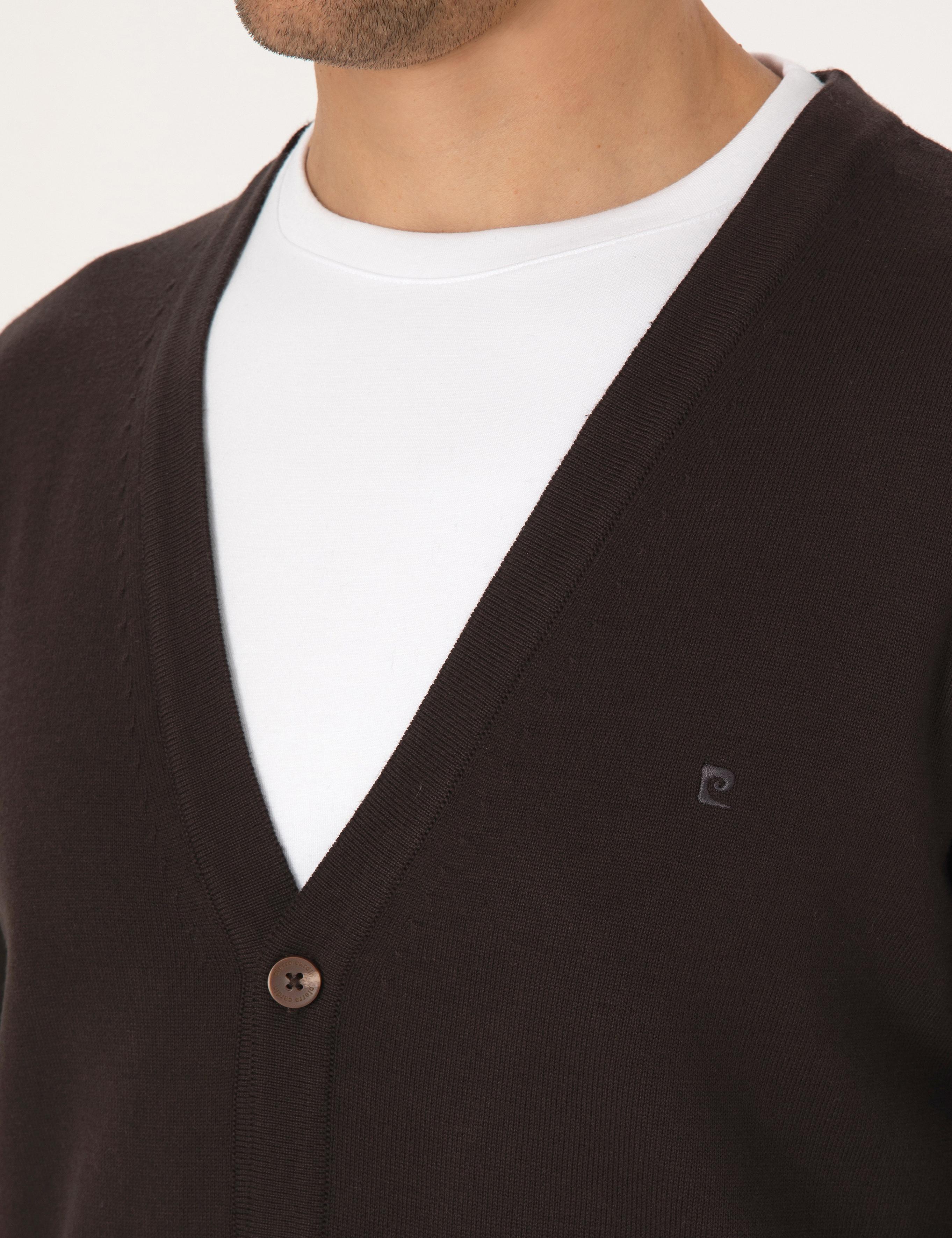 ژاکت تریکو مردانه اندامی پیرکاردین 50317330-VR084 - تصویر 6