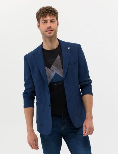 کت یقه دم کبوتری لاجوردی  اندامی  مردانه  پیرکاردین