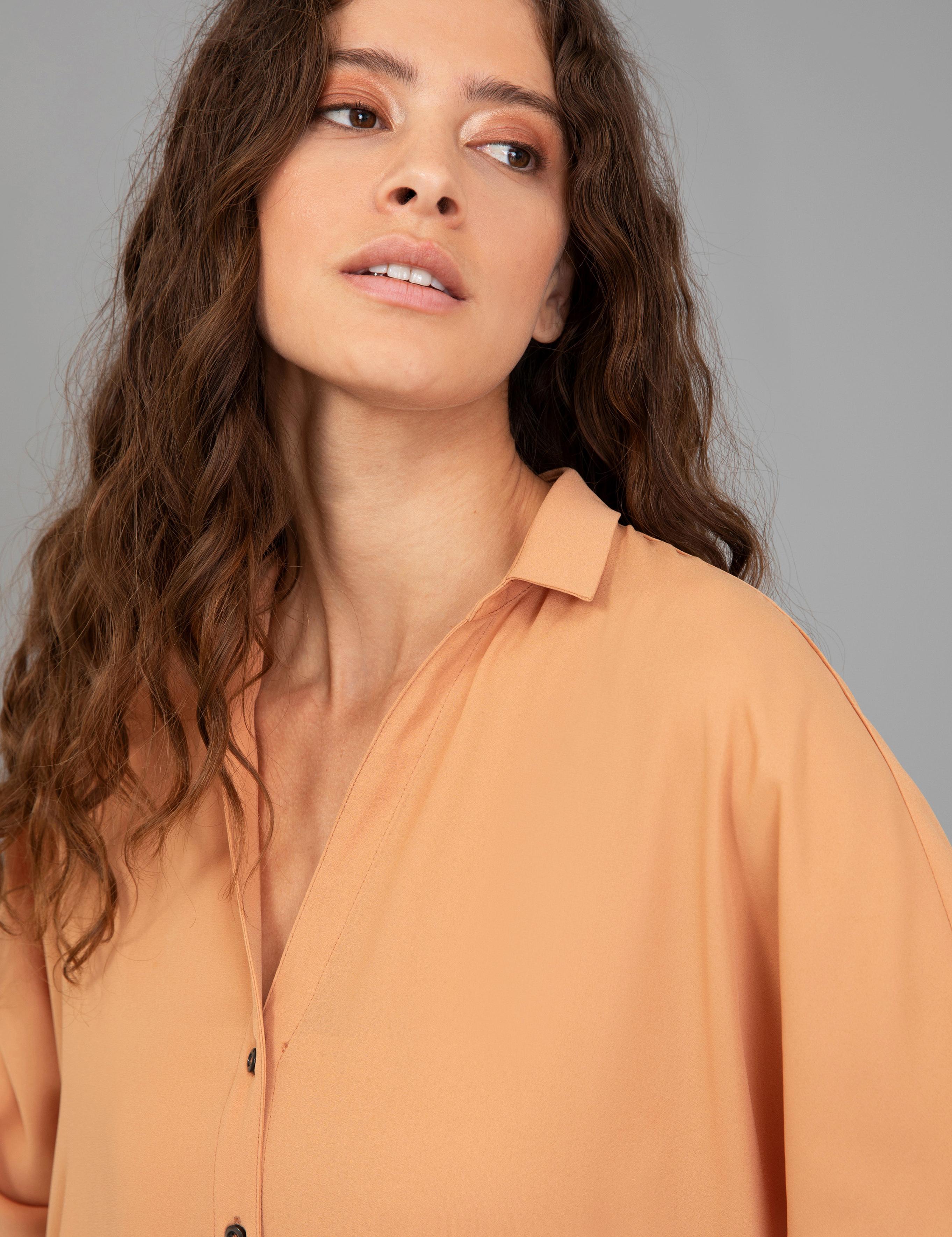 پیراهن طرح دار  سفید  ریلکس  زنانه  پیرکاردین