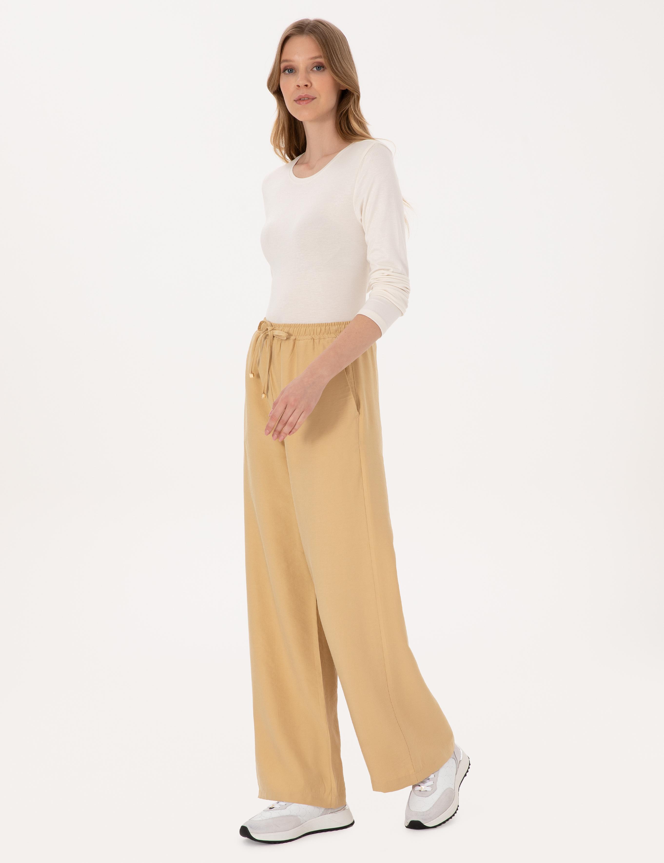 شلوار کانواس زنانه لووز پیرکاردین 50318198-VR085 - تصویر 2