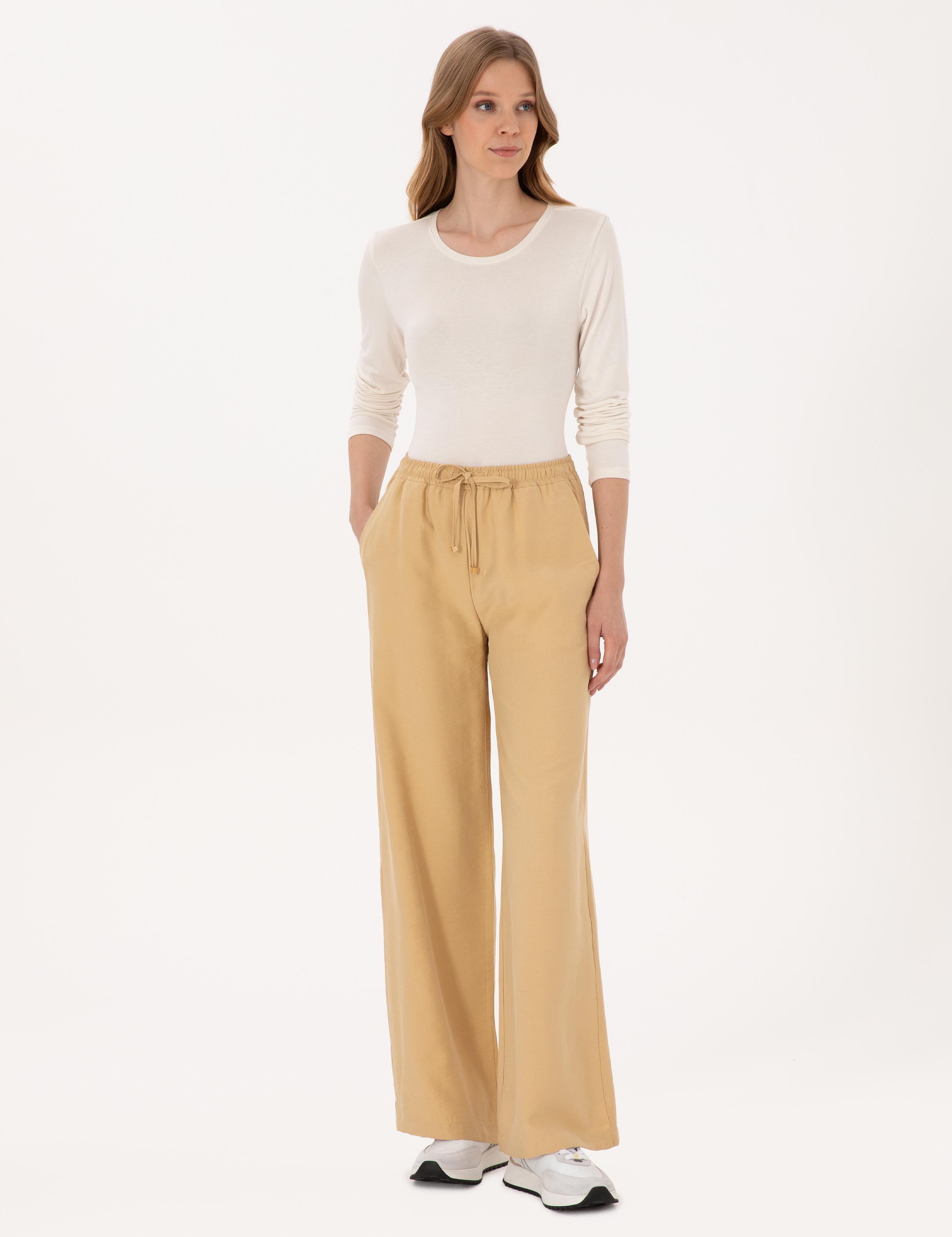 شلوار کانواس زنانه لووز پیرکاردین 50318198-VR085 - تصویر 6