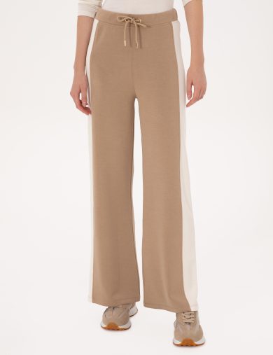 شلوار بافته  بژ  فلر  زنانه  پیرکاردین